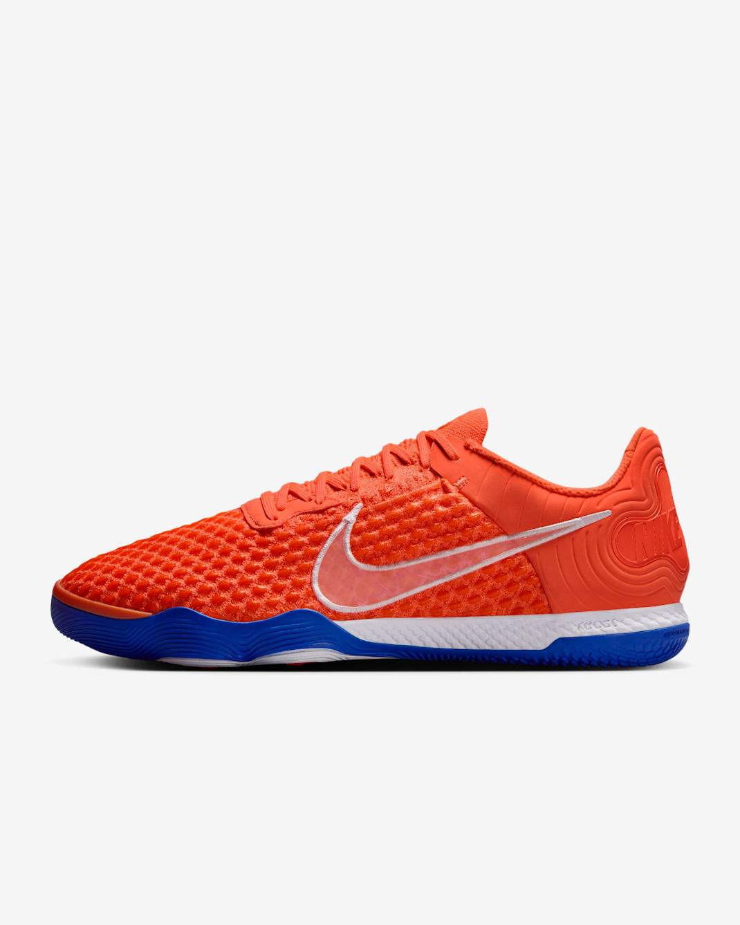 Nike React Gato Indoor/Court Low-Top Soccer Shoes - Light Wild Mango/White
