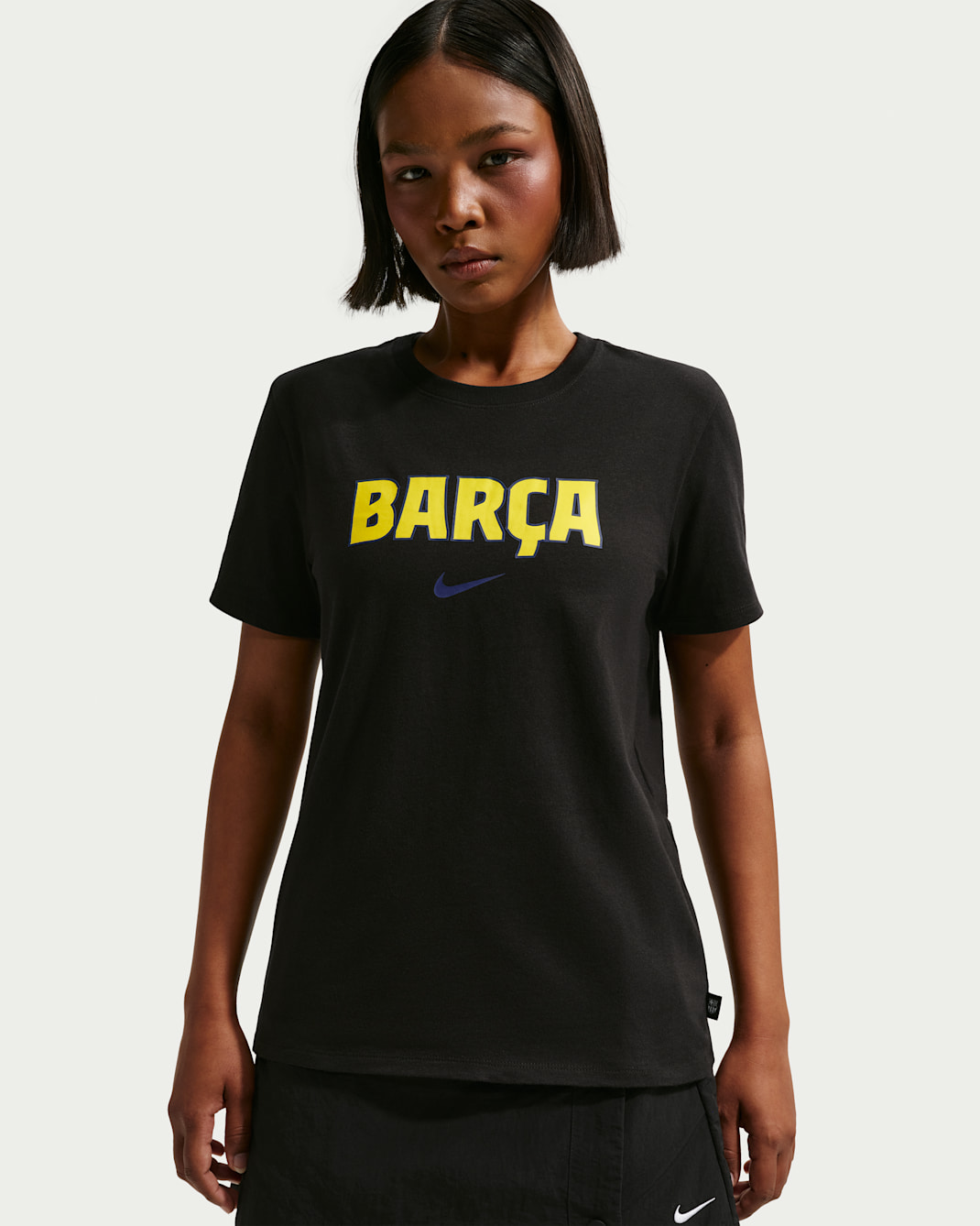 T-shirt Nike Football FC Barcelona pour femme - Noir