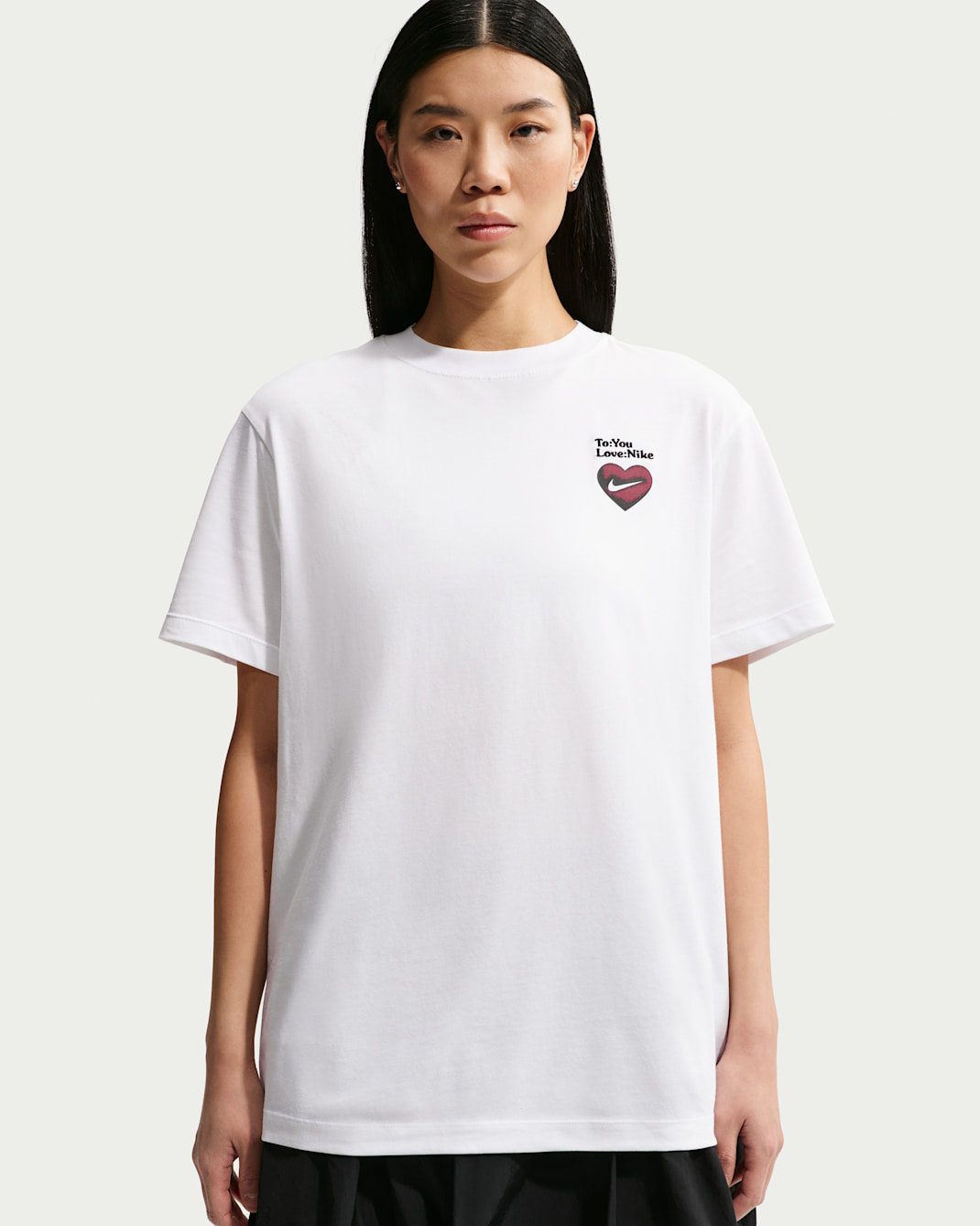 Nike Sportswear oversized T-shirt voor dames - Wit