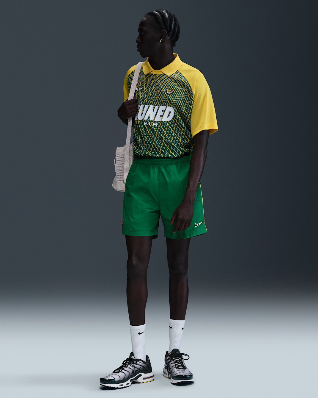 Calções entrançados Nike Sportswear para homem - Verde Pine