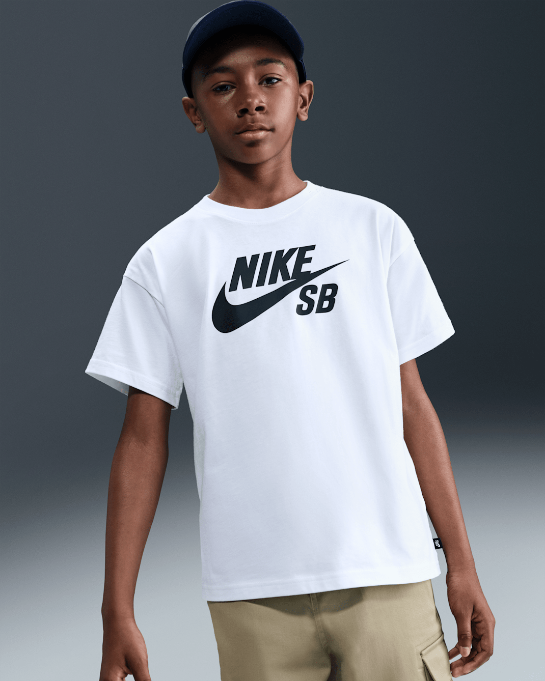 Nike SB Older Kids' T-Shirt - White