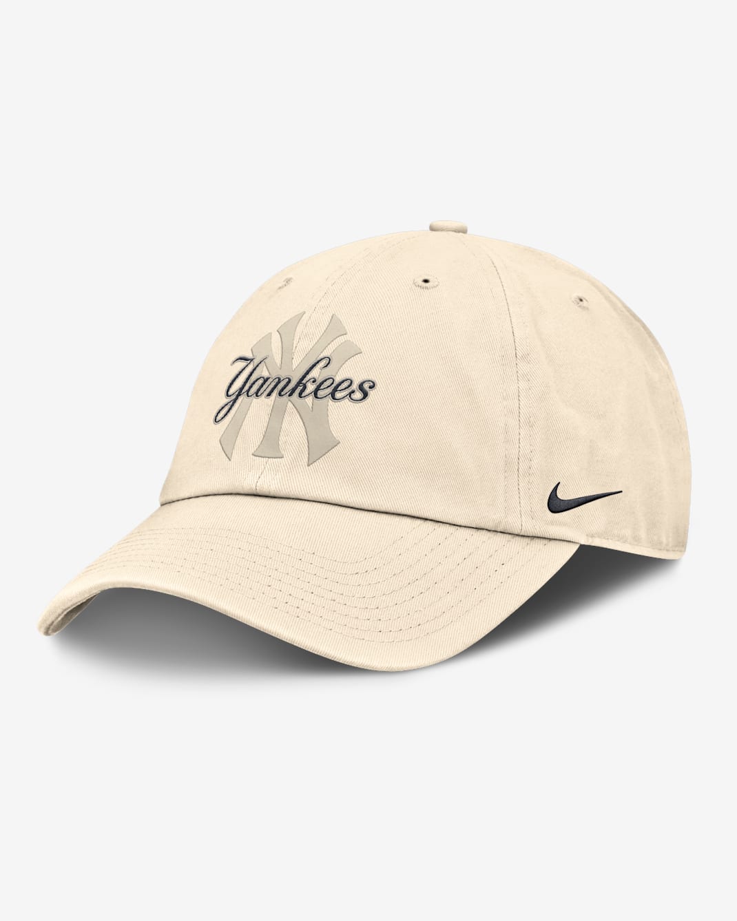 Gorra de algodón orgánico sin estructura para hombre Nike Statement Club New York Yankees - Natural