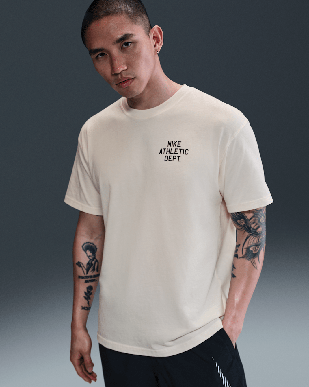 Nike Men's Max90 Fitness T-Shirt - Pale Ivory