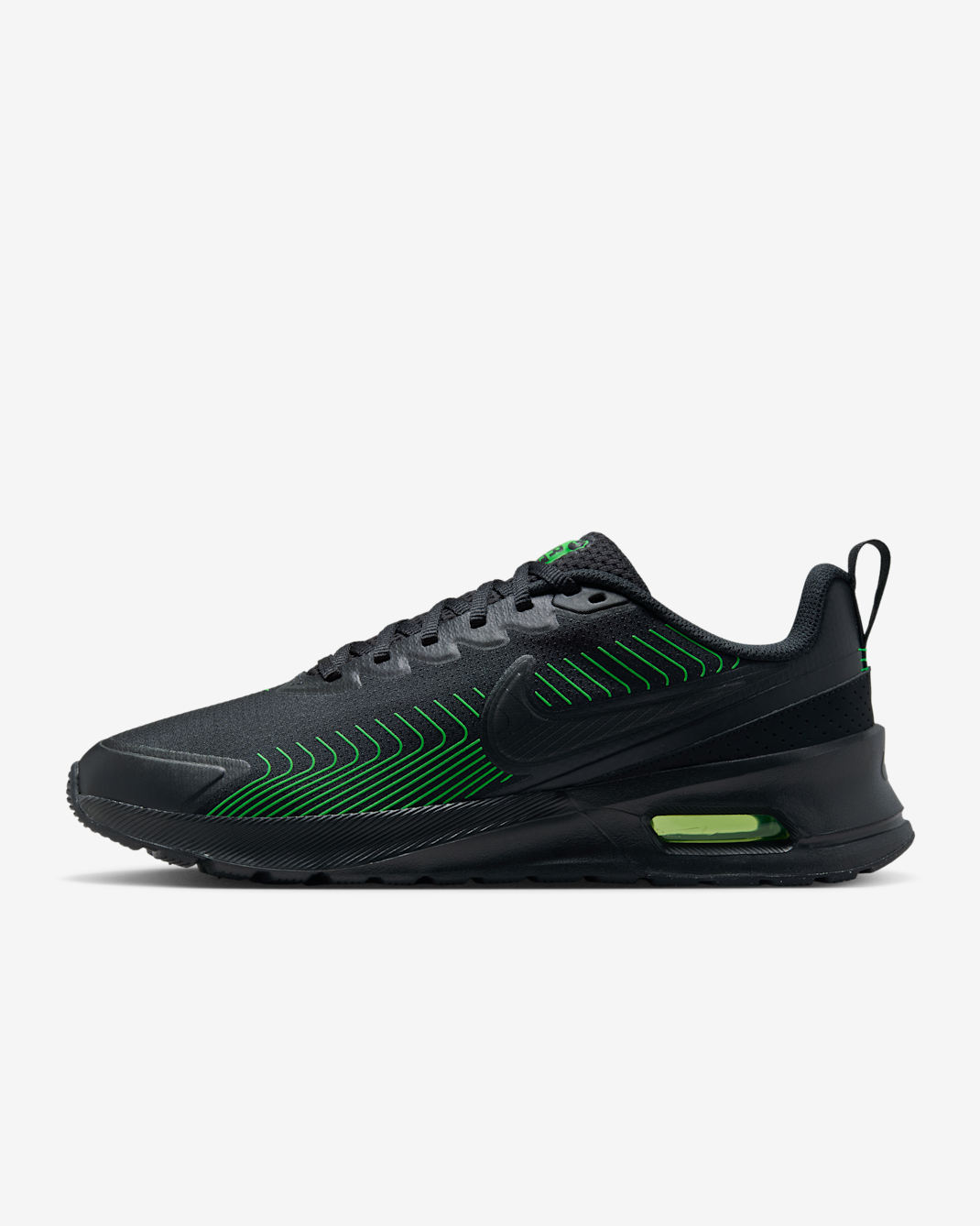 Nike Air Max Nuaxis Men's Shoes - Black/Green Strike/Black/Black