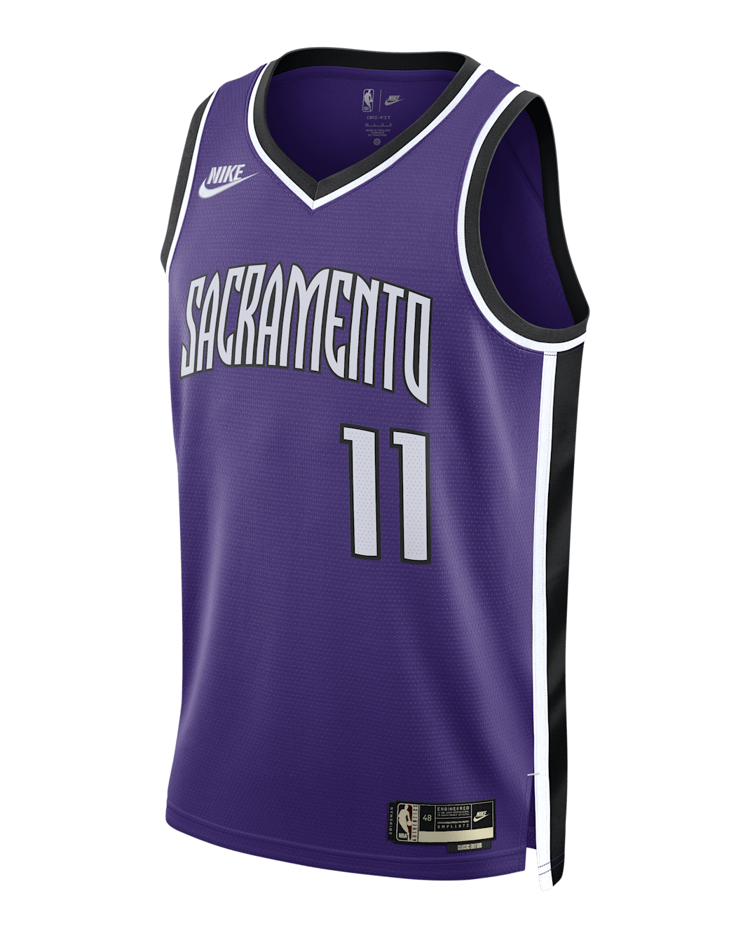 Domantas Sabonis Sacramento Kings 2024/25 Hardwood Classics Men's Nike Dri-FIT NBA Swingman Jersey - Field Purple