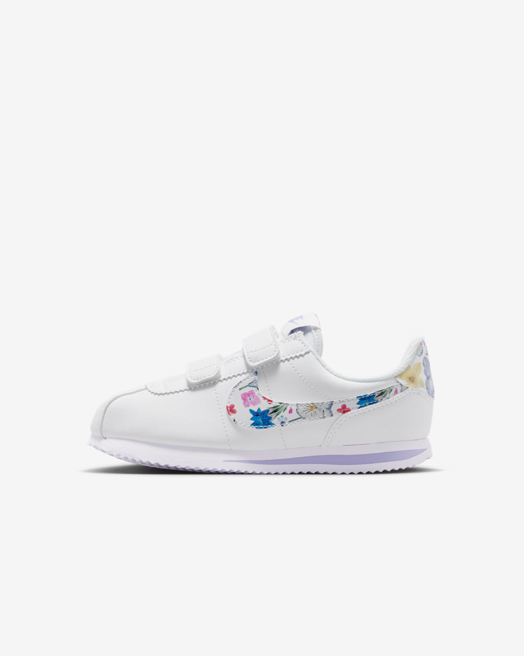 나이키 코르테즈 SE 리틀키즈 신발 - 서밋 화이트/화이트/라이트 시슬/멀티컬러