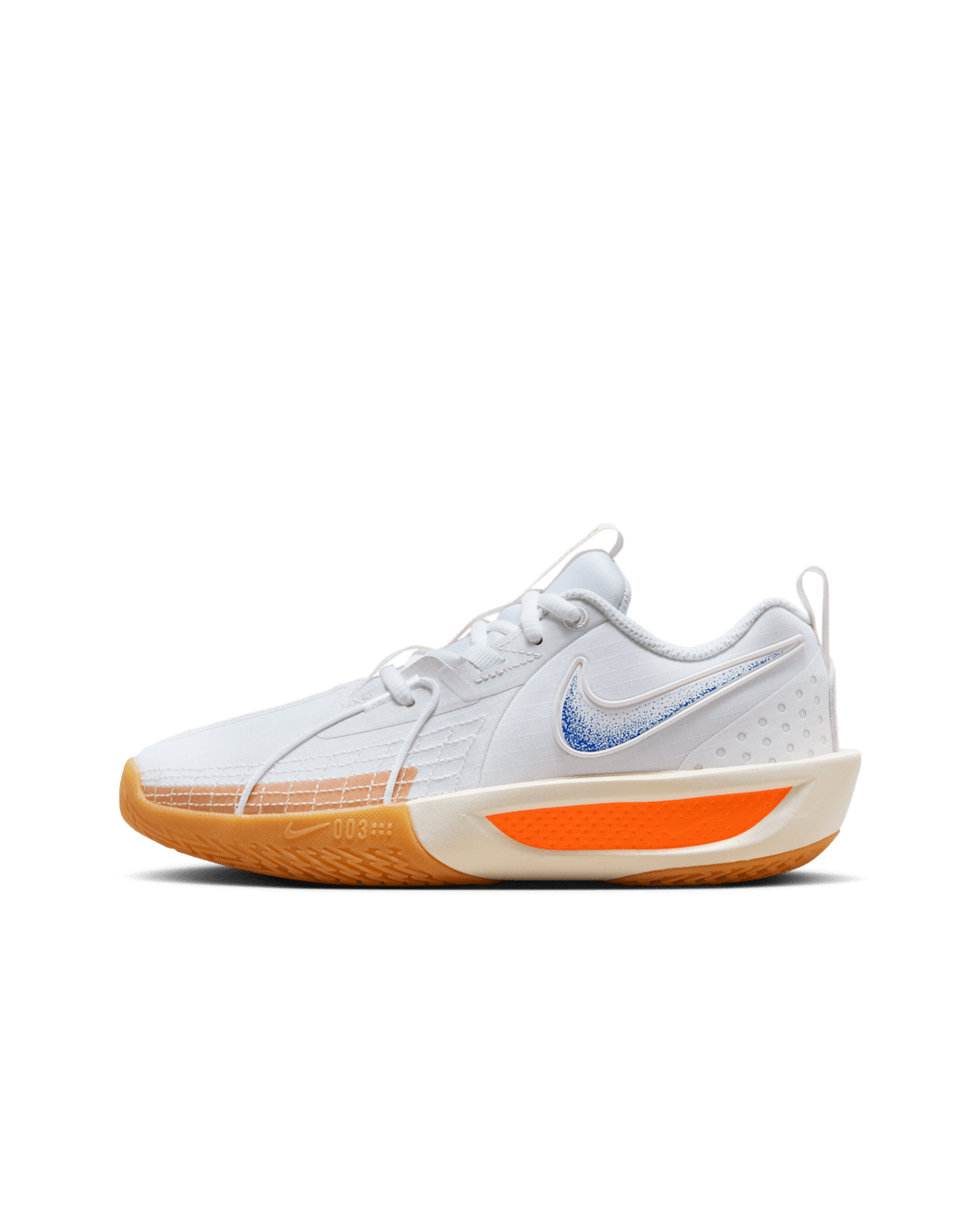 Nike G.T. Cut 3 Blueprint Big Kids' Basketball Shoes - White/Coconut Milk/Gum Yellow/Racer Blue