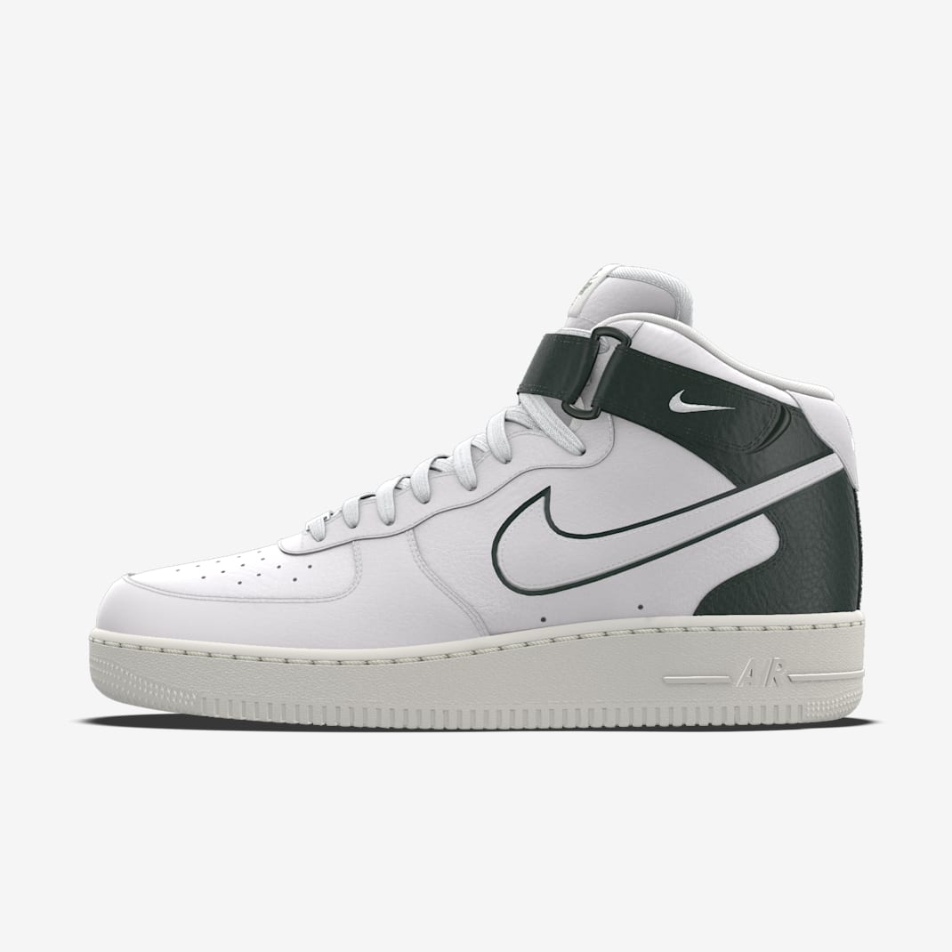Chaussure personnalisable Nike Air Force 1 Mid By You pour Femme - Multicolore/Multicolore/Multicolore
