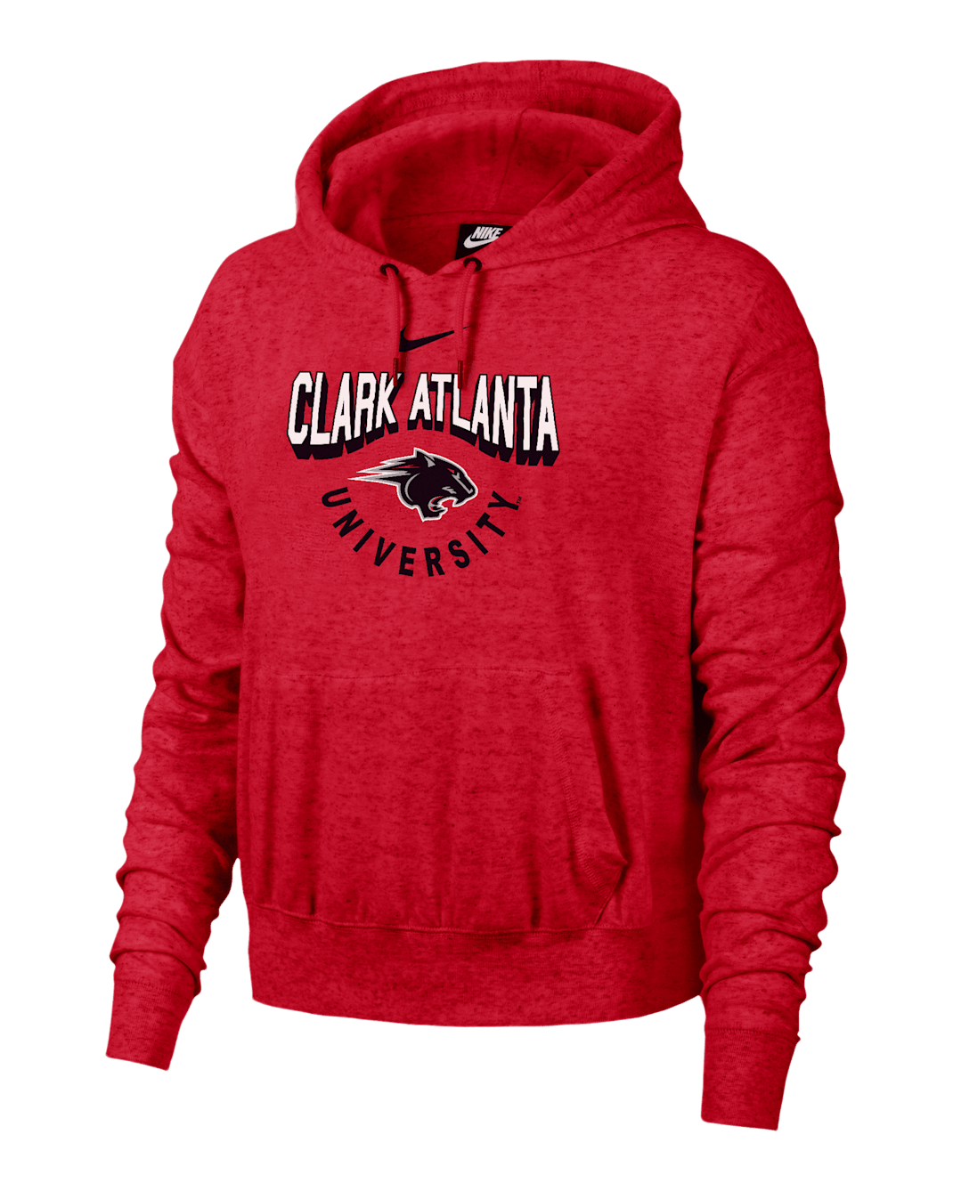 Clark Atlanta Gym Vintage Women's Nike College Hoodie - Red Heather