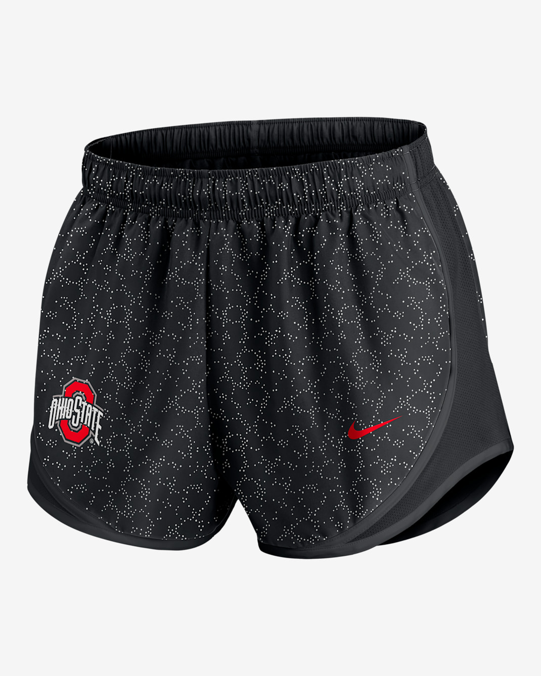 Ohio State Pattern Tempo Women's Nike College Dri-FIT Shorts - Black