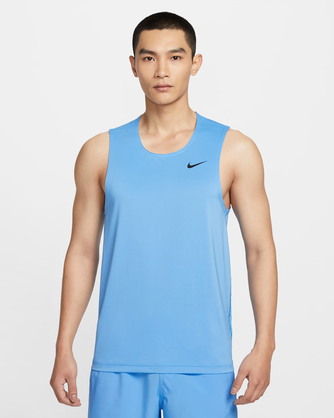 Nike Dri-FIT Ready Men's Fitness Tank Top - University Blue/Black