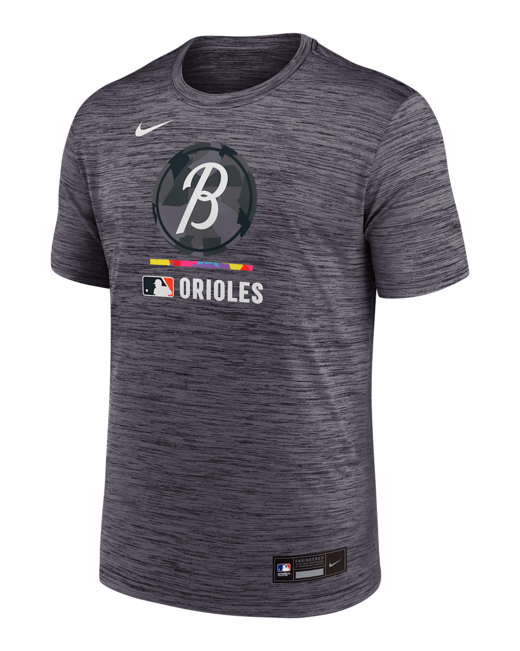 Baltimore Orioles Authentic Collection City Connect Velocity Men's Nike Dri-FIT MLB T-Shirt - Black