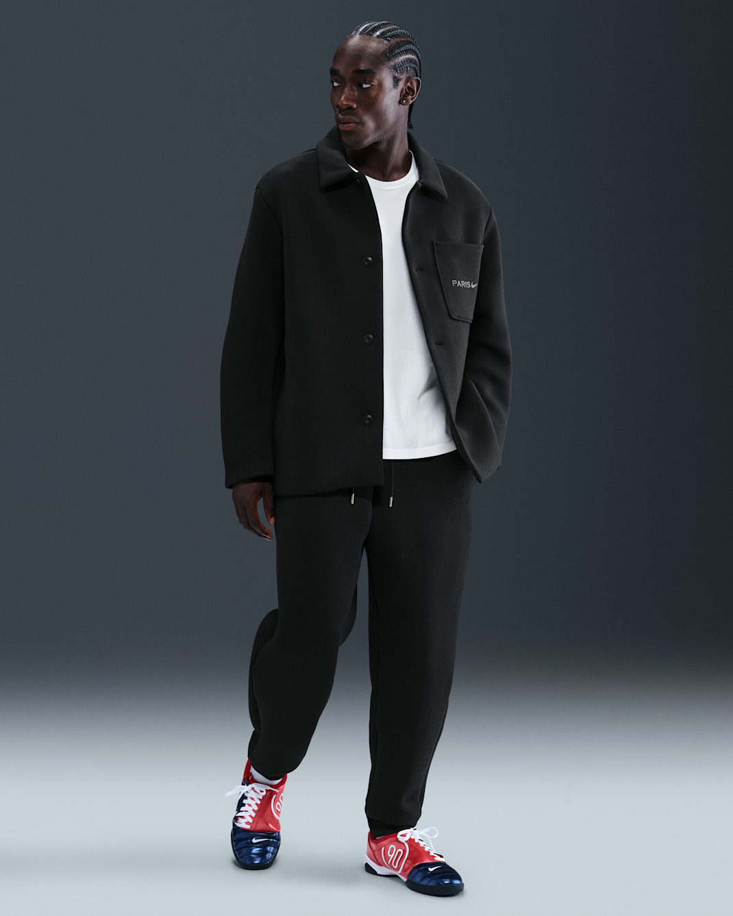 Paris Saint-Germain Tech Fleece Men's Nike Football Pants - Black/Black