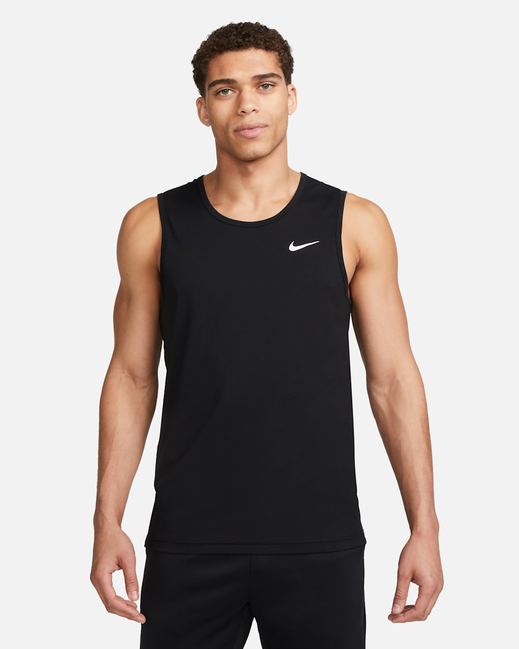 Nike Dri-FIT Hyverse Men's Sleeveless Fitness Tank Top - Black/White
