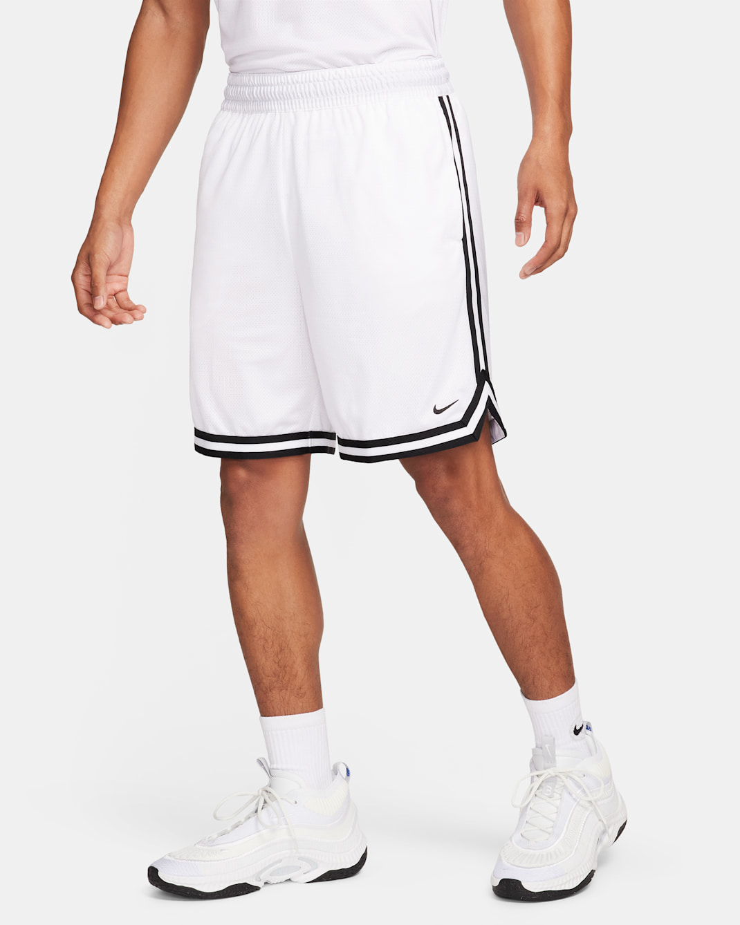 Nike DNA Men's Dri-FIT 20cm (approx.) Basketball Shorts - White/Black/Black