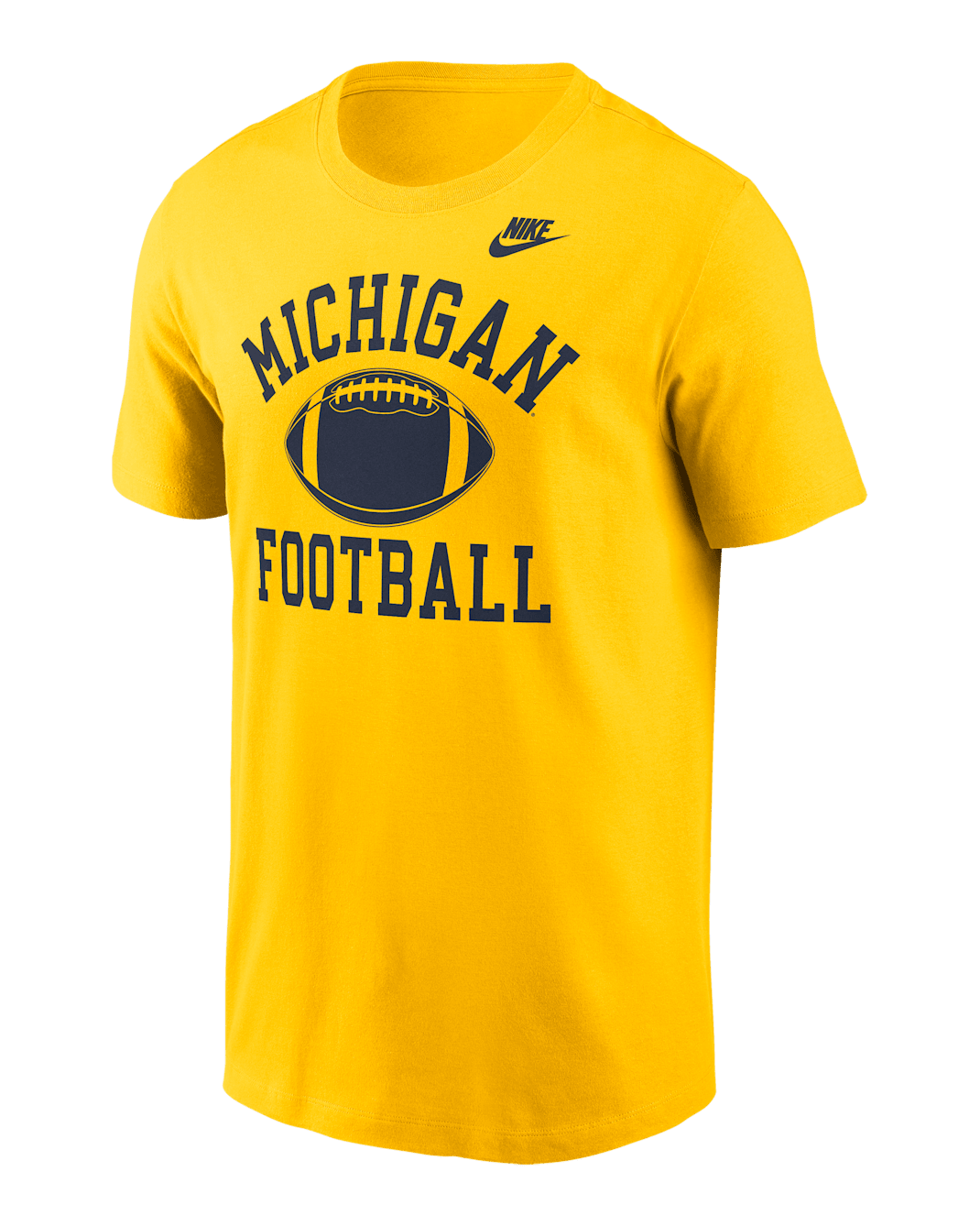 Michigan Legacy Football Icon Men's Nike College T-Shirt - Maize