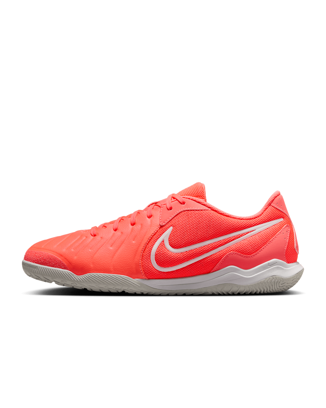 Nike Tiempo Legend 10 Academy Indoor Court Low-Top Football Shoes - Hot Lava/White