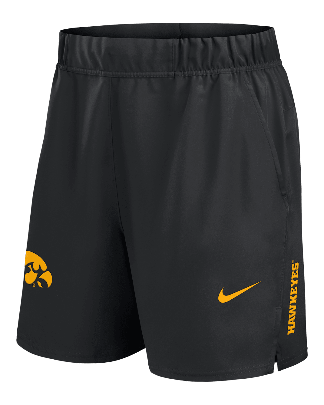 Shorts universitarios Nike Dri-FIT para hombre Iowa Primetime Victory Primary Logo - Negro