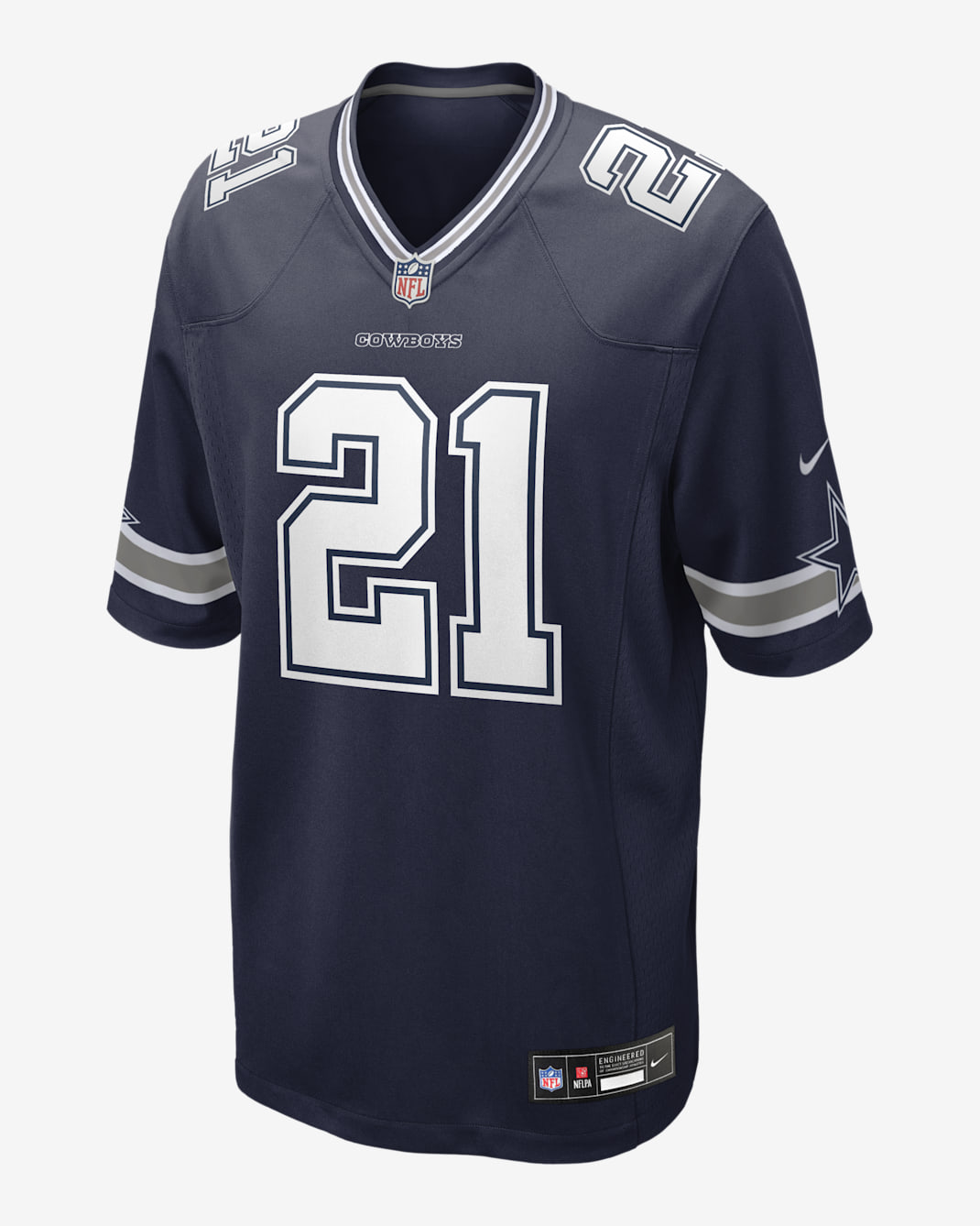 Deion Sanders Dallas Cowboys Retired Men's Nike NFL Game Jersey - Navy