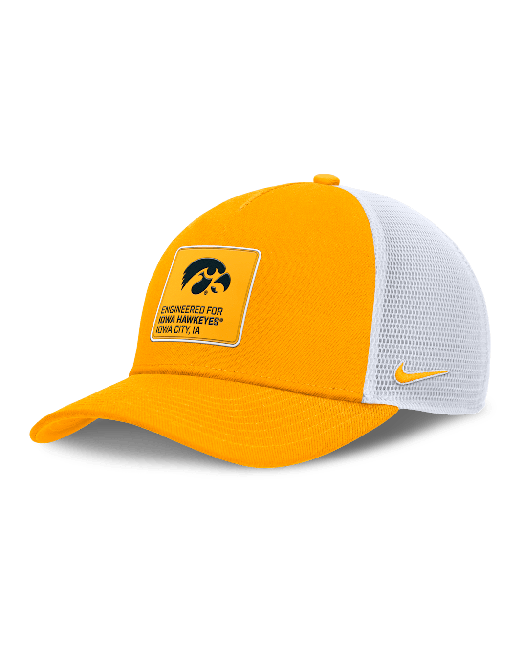 Iowa On-Field Rise Engineered Men's Nike College Trucker Adjustable Hat - Gold