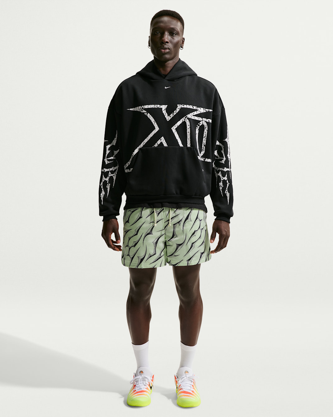 Ja Dri-FIT Basketball-Trainings-Shorts für Herren - Volt Tint/Purple Dynasty/Schwarz