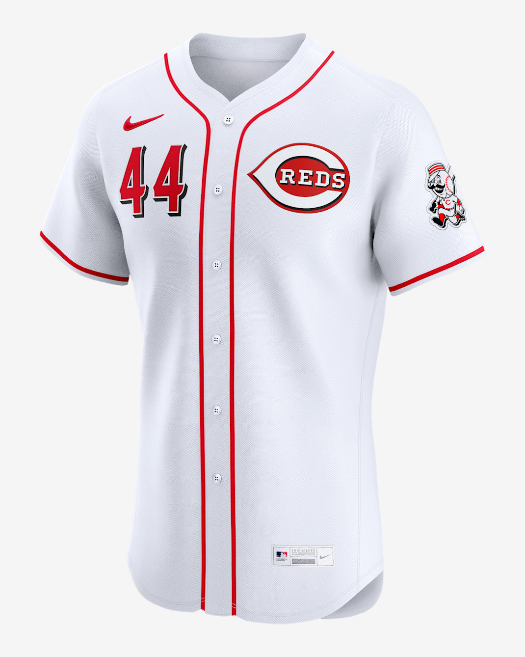 Jersey Nike Dri-FIT ADV de la MLB Elite para hombre Elly De La Cruz Cincinnati Reds - Blanco