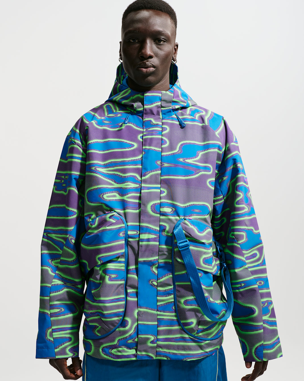 Nike Project F.R.O.G. Men's Storm-FIT Hooded Jacket - Vivid Purple/Brilliant Blue/Vivid Purple