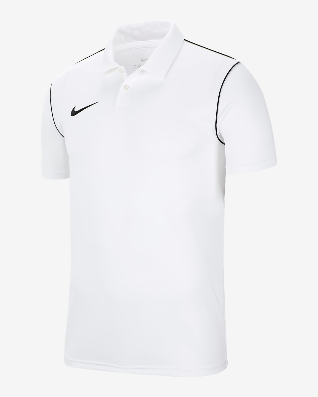 ナイキ Dri-FIT パーク メンズ サッカーポロ - ホワイト/ブラック/ブラック