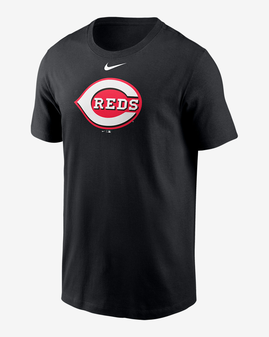 Cincinnati Reds Fuse Large Logo Men's Nike MLB T-Shirt - Black