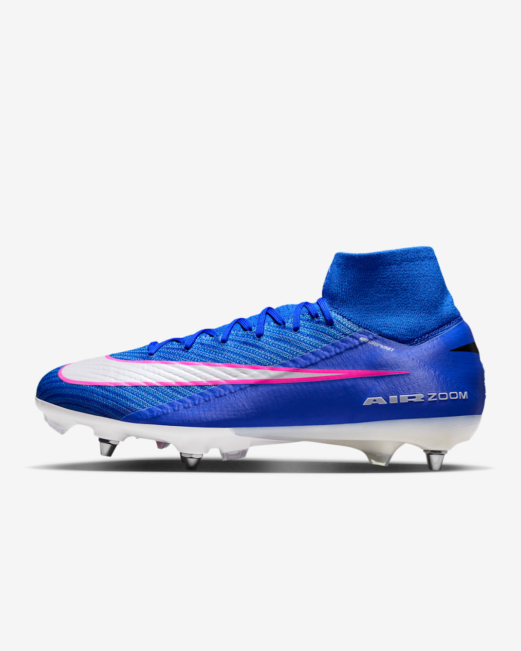 Nike Mercurial Superfly 10 Elite Soft-Ground High-Top Football Boot - Racer Blue/White