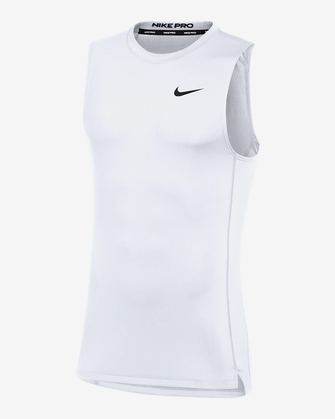 ナイキ プロ メンズ スリーブレス トップ - ホワイト/ブラック