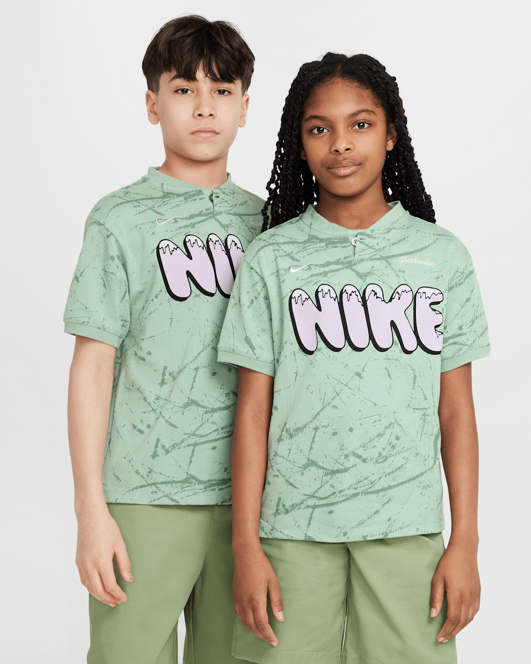 Nike SB Dri-FIT Skateboard-Trikot (ältere Kinder, Jungen) - Steam/Bleached Lilac