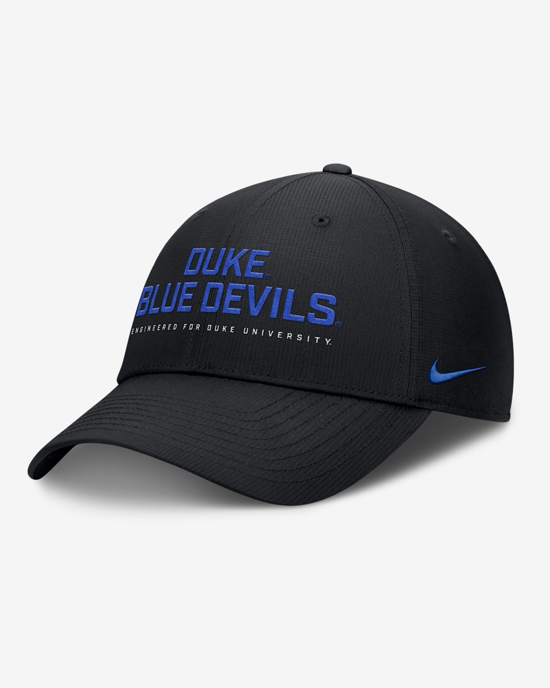 Gorra universitaria Nike Dri-FIT ajustable para hombre Duke On-Field Club Gameday - Negro