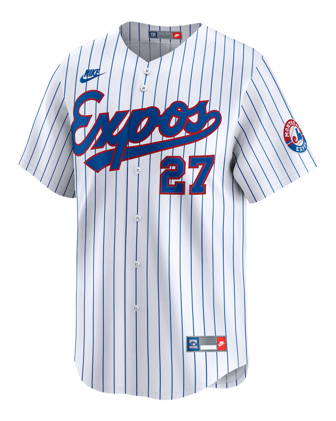 Vladimir Guerrero Montreal Expos Cooperstown Men's Nike Dri-FIT MLB Limited Jersey - White