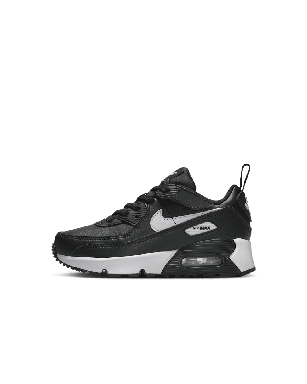 Nike Air Max 90 EasyOn Little Kids' Shoes - Black/Black/White