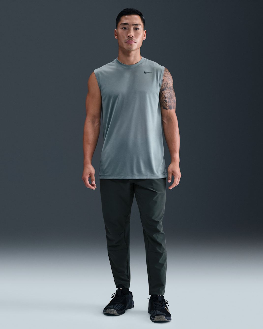 Nike Unlimited Men's Dri-FIT Tapered Leg Versatile Pants - Seaweed/Black/Seaweed