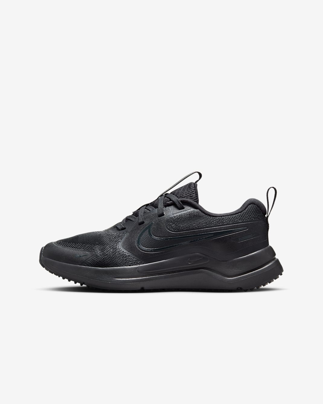 Nike Cosmic Runner-løbesko til vej til større børn - sort/sort/Anthracite