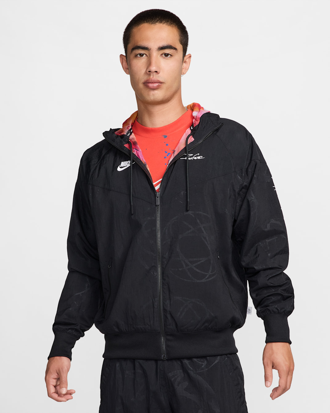 Nike Sportswear Men's Breaking Lined Windrunner Jacket - Black