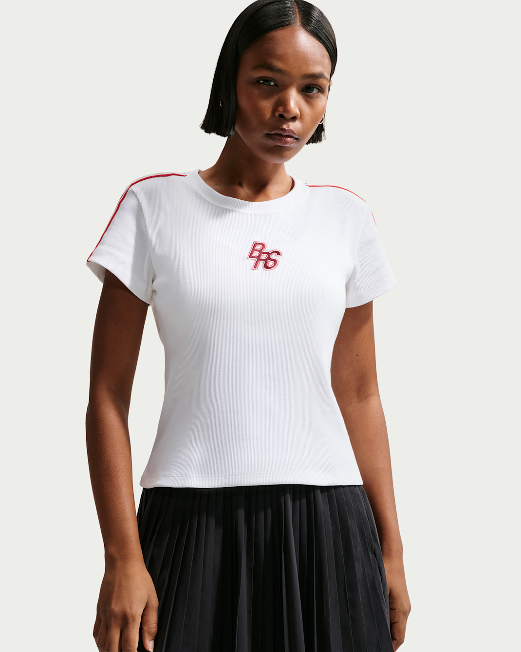 Nike Sportswear Women's Tight Ribbed T-Shirt - White