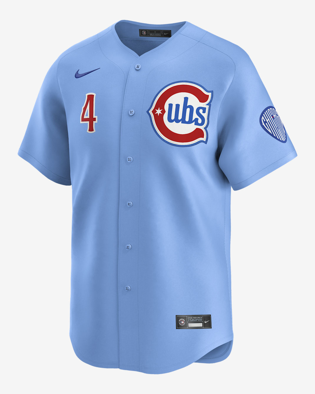 Pete Crow-Armstrong Chicago Cubs Men's Nike Dri-FIT MLB Limited Jersey - Light Blue