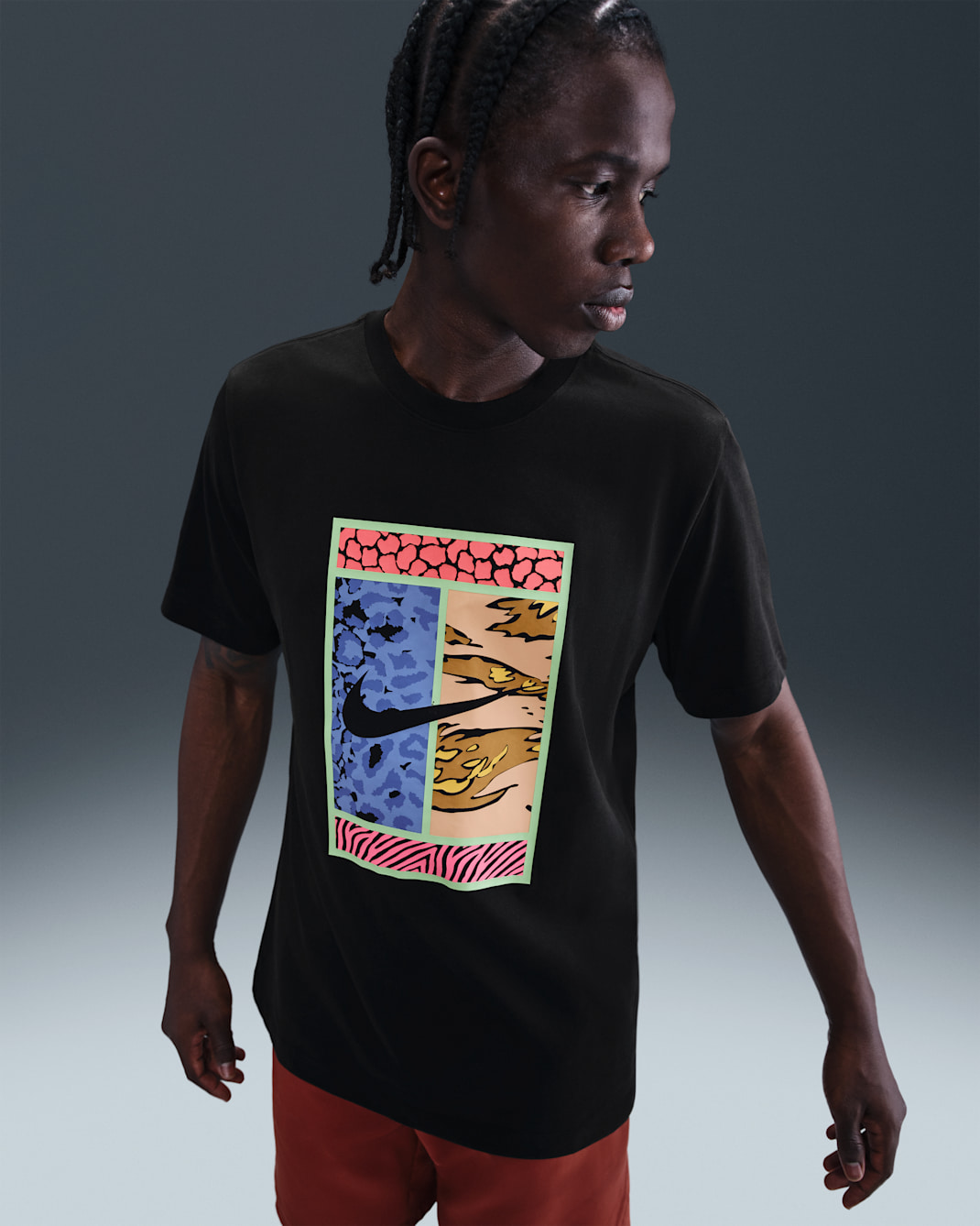 Playera de tenis Dri-FIT para hombre NikeCourt - Negro