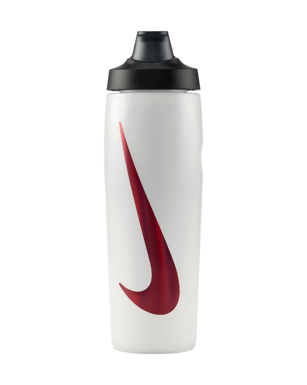Nike Refuel Locking-Lid Water Bottle (710ml approx.) - White/Black/Hyper Crimson