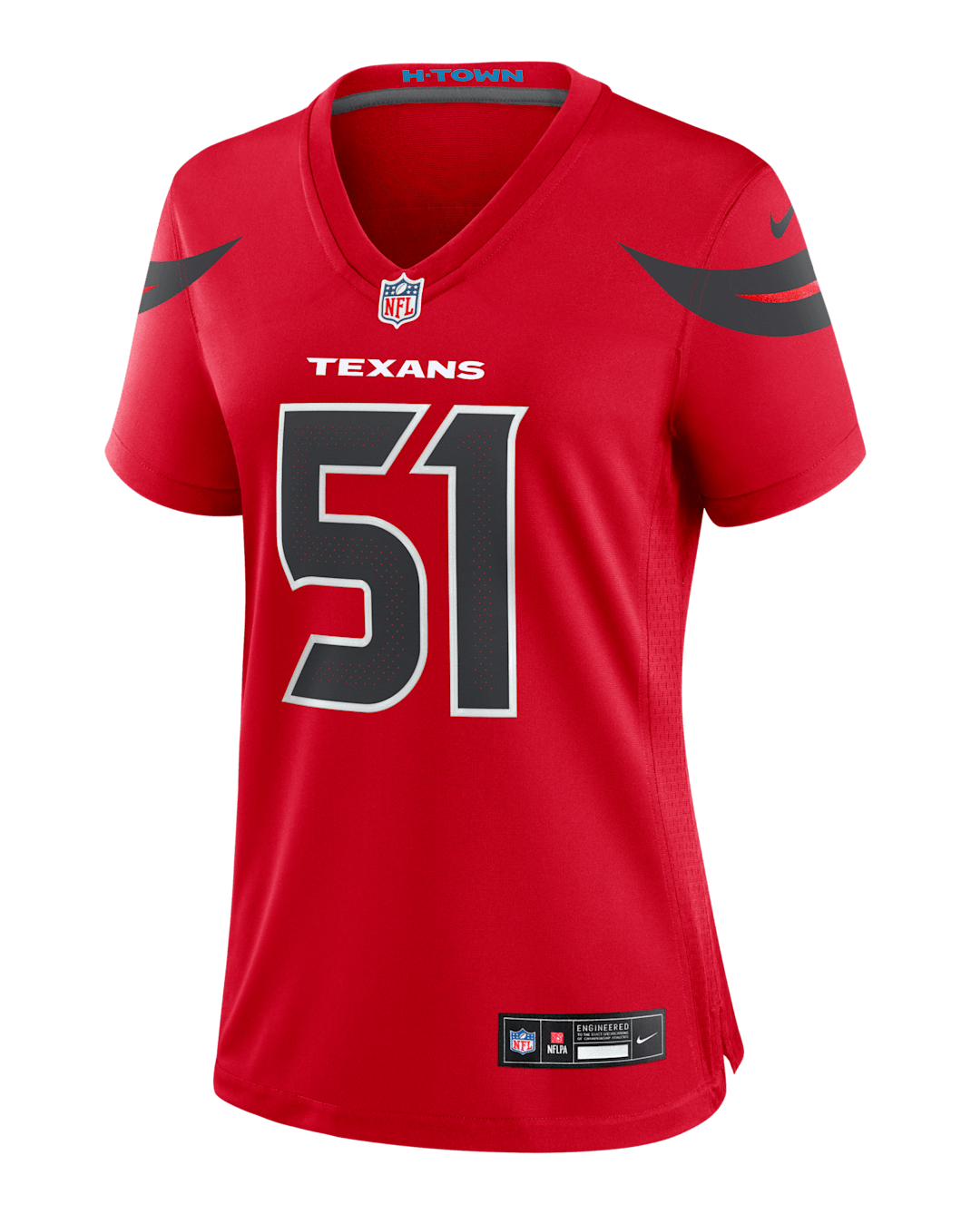 Will Anderson Jr. Houston Texans Women's Nike NFL Game Football Jersey - Red