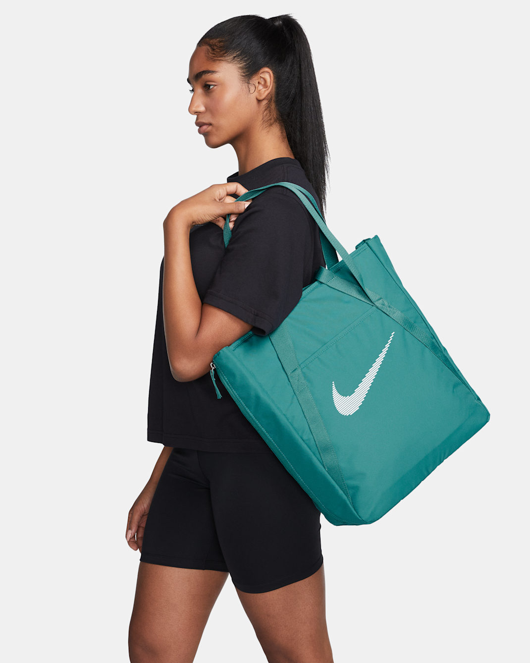 กระเป๋าสะพาย Nike Gym (24 ล.) - Mineral Teal/Mineral Teal/Light Silver