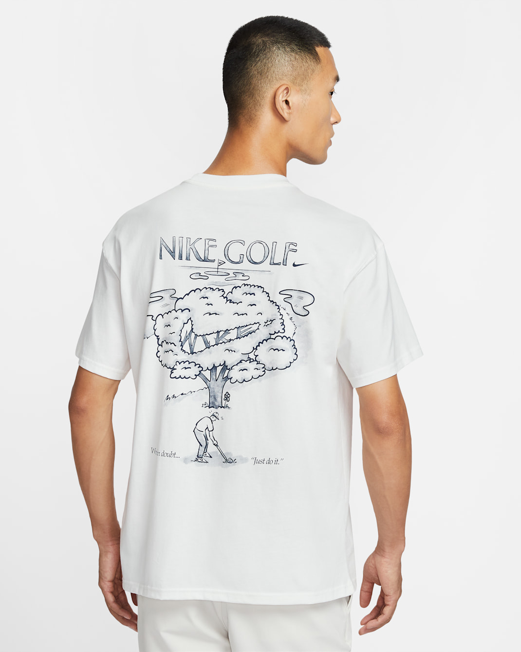 나이키 남성 맥스90 골프 티셔츠 - 세일/옵시디언