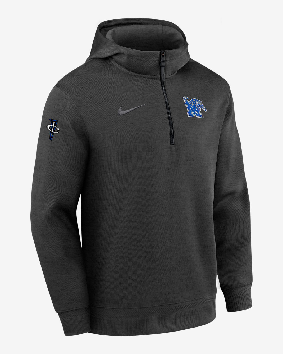 Memphis Tigers Nike NCAA Men's Basketball Coaches' Pullover Hoodie - Black