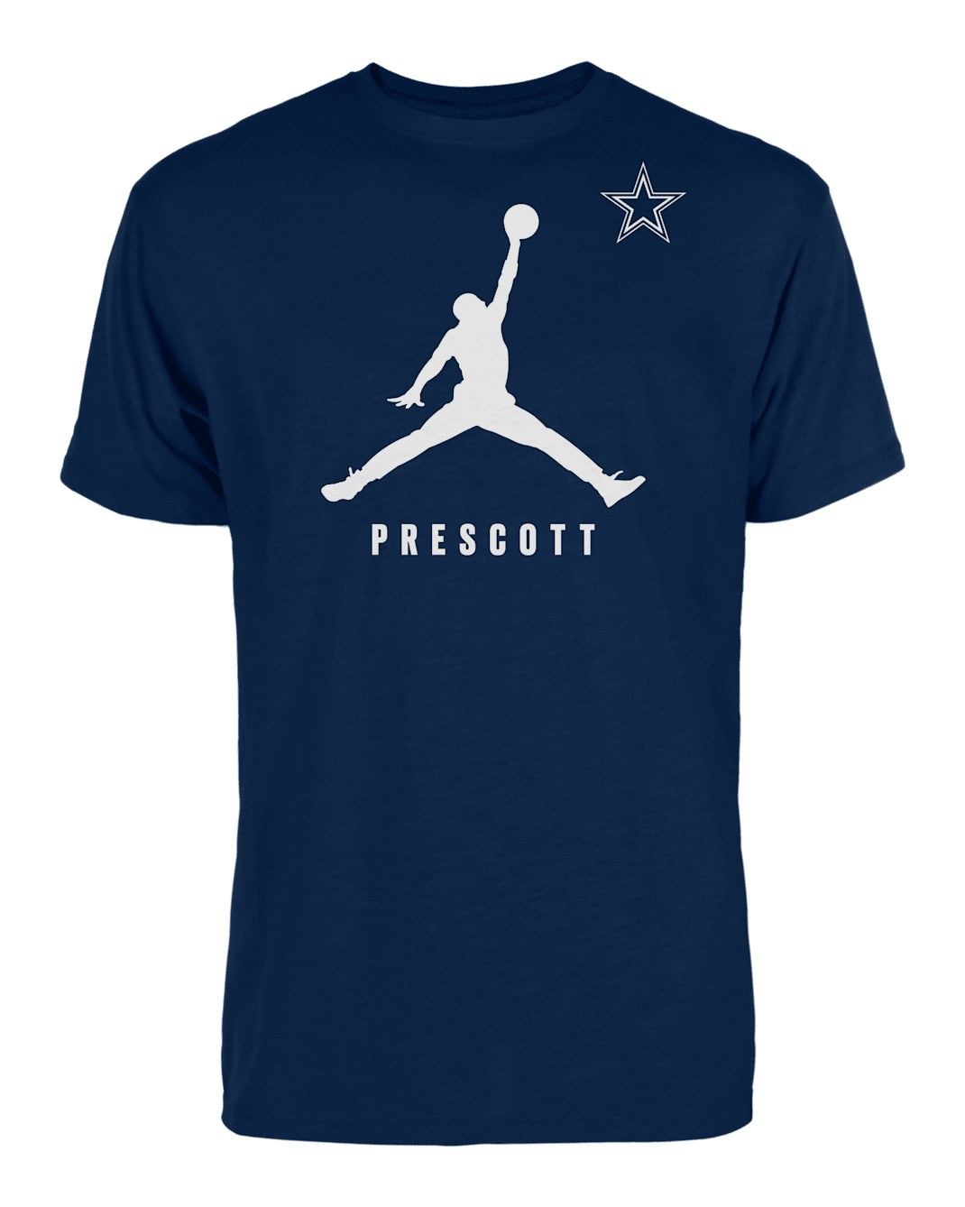 NFL Dallas Cowboys D4K (Dak Prescott) Men's T-Shirt - Navy