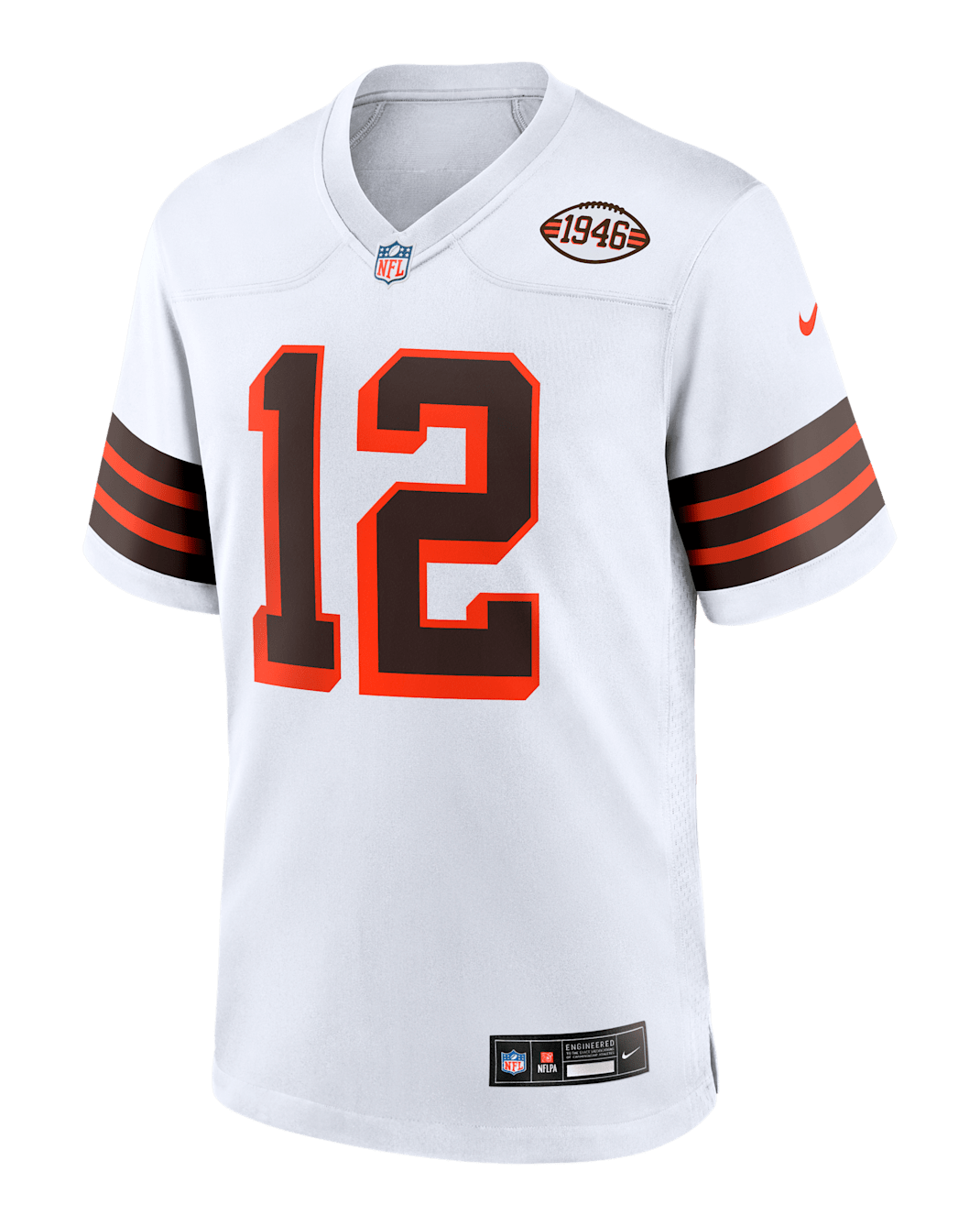 Shedeur Sanders Cleveland Browns 2025 NFL Draft Men's Nike NFL Game Jersey - White