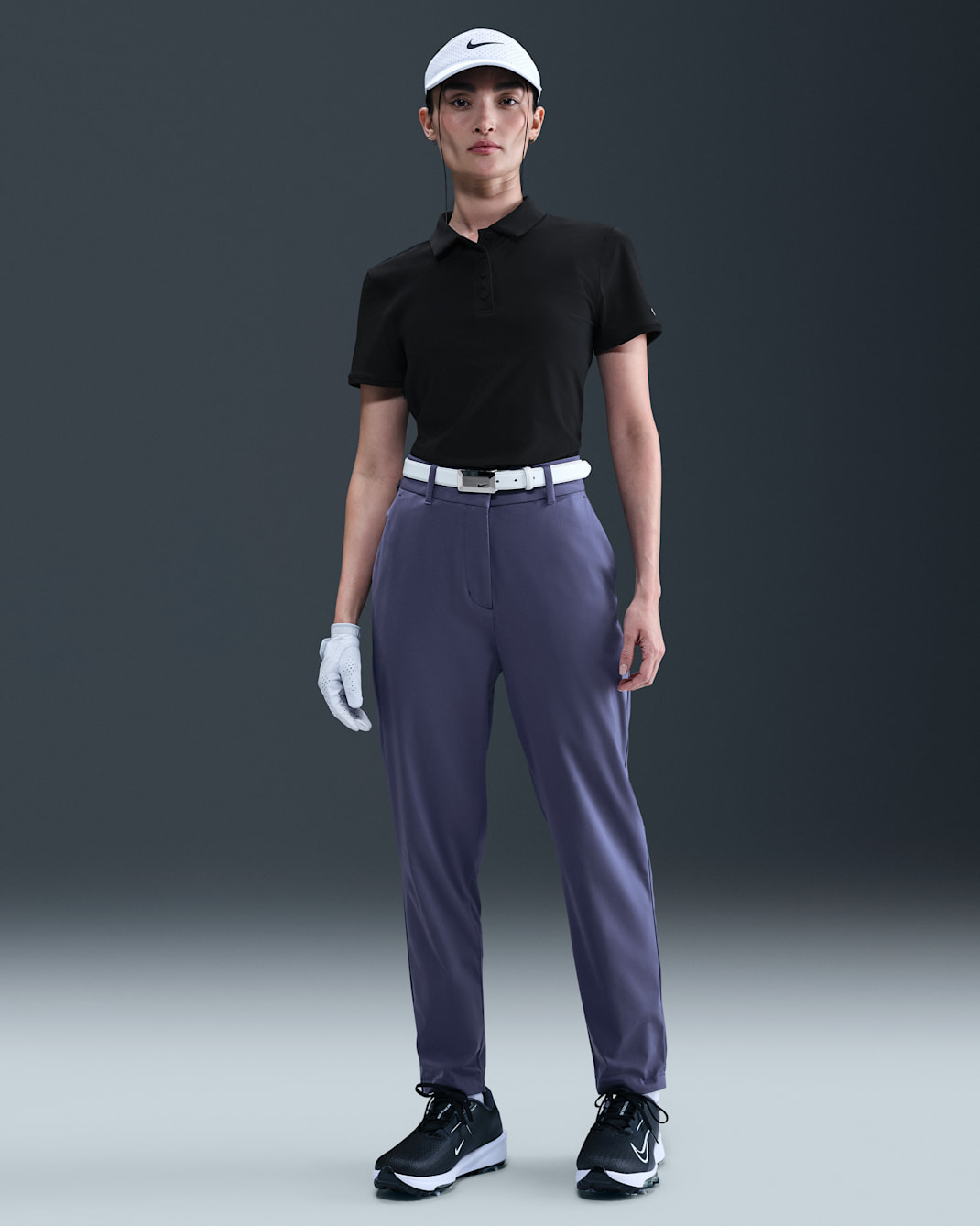 Nike Tour Women's Dri-FIT Golf Trousers - Sanded Purple/White