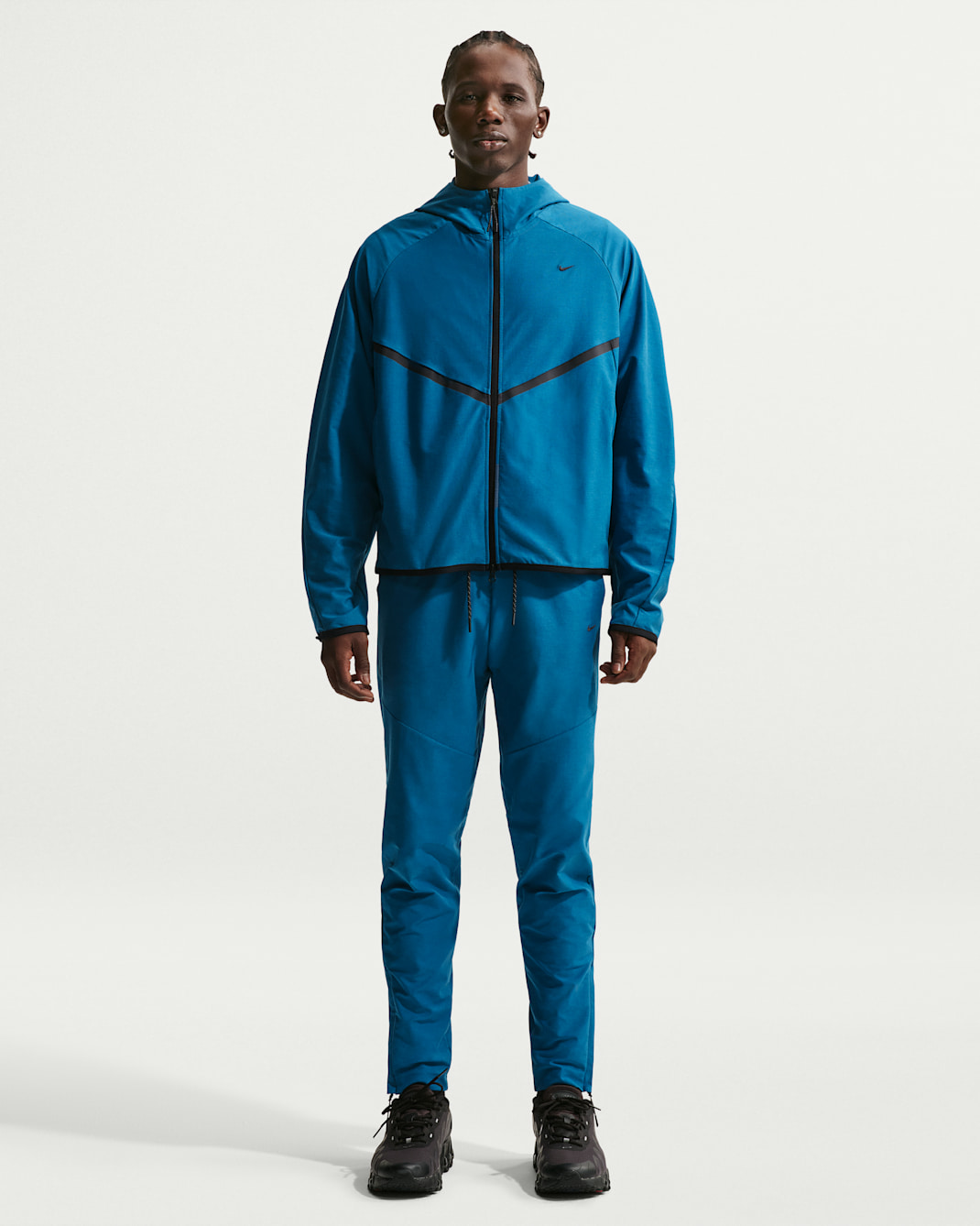 Nike Tech Pantalón Dri-FIT Shori Knit - Hombre - Court Blue/Negro